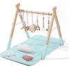 Blue Baby Gym With Mat