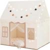 imagePlay Tent with Mat Star Light Large Kids Playhouse with Windows Easy to Wash Indoor and Outdoor Play Tents for Kids Little Dove Toys for Girls Boys 47x40x52 Beige Playhouse Large SizeBeige Play Tent