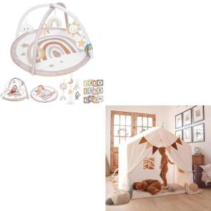 Baby Play Gym Mat+Kids Play Tent